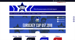 Desktop Screenshot of eurockey.com